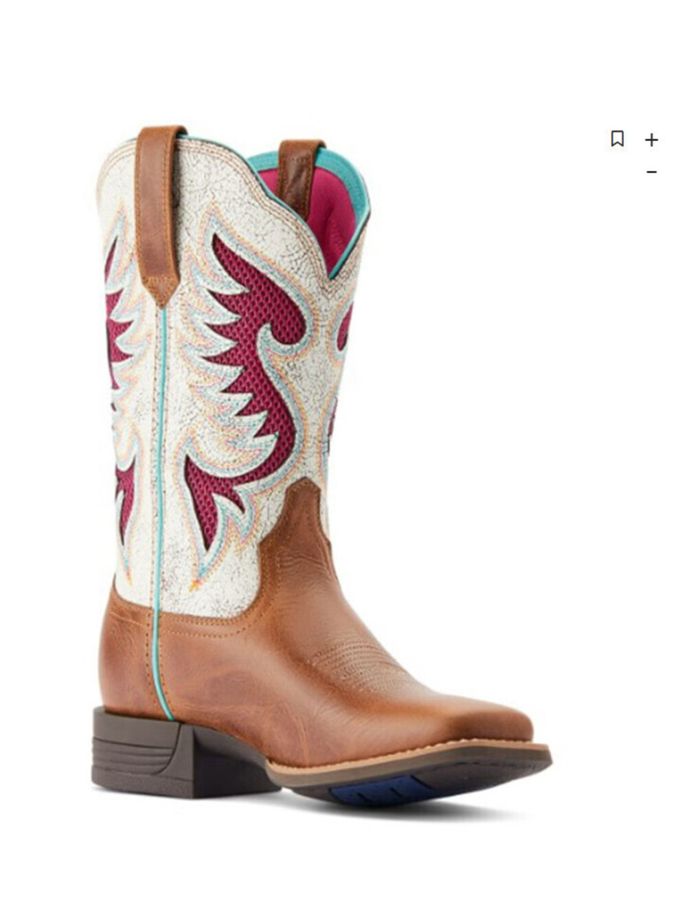 Ariat Women's Pinto Venttek 360° Performance Square Toe Western Boots - Size 6.5
